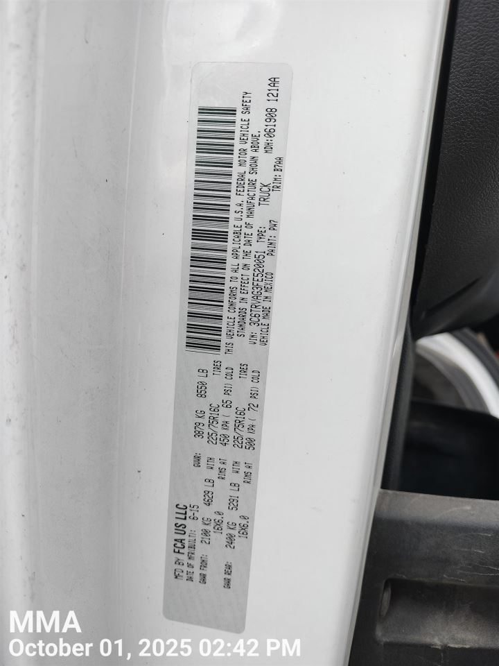 PROMAST15 2015 Engine Wire Harness 7500823 - Image 2