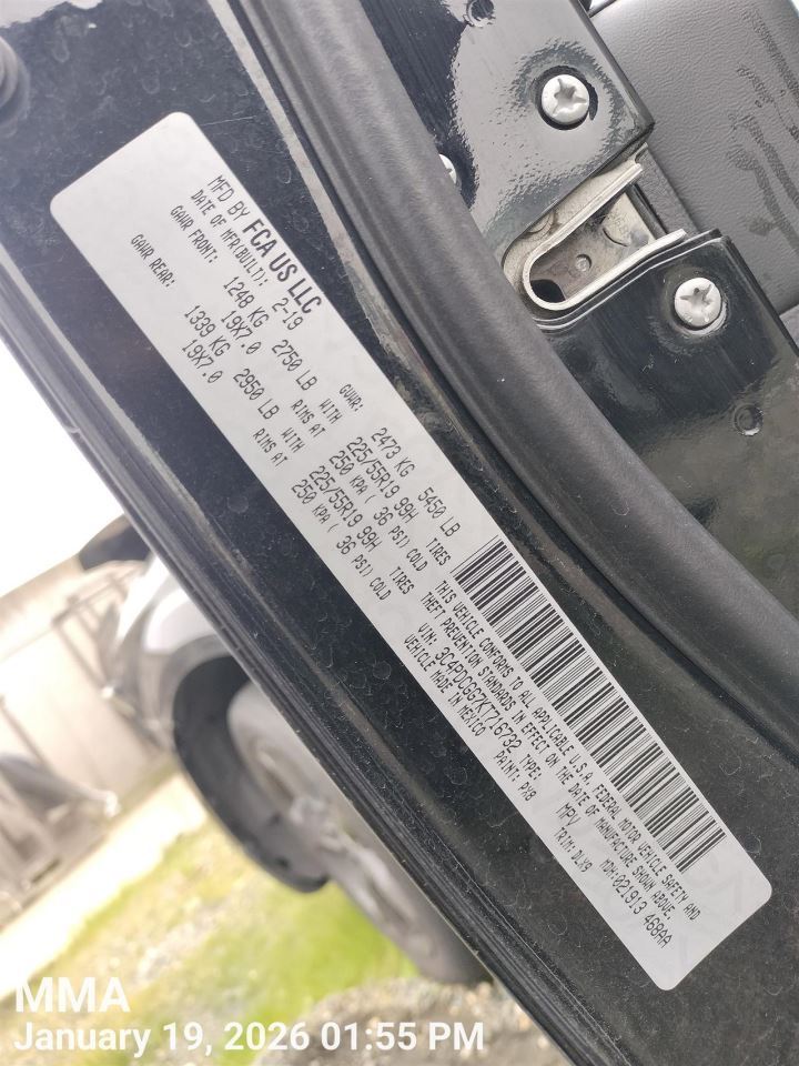 RIGHT FRONT WIPER ARM OEM 2017 DODGE JOURNEY 68235447AA - Image 1