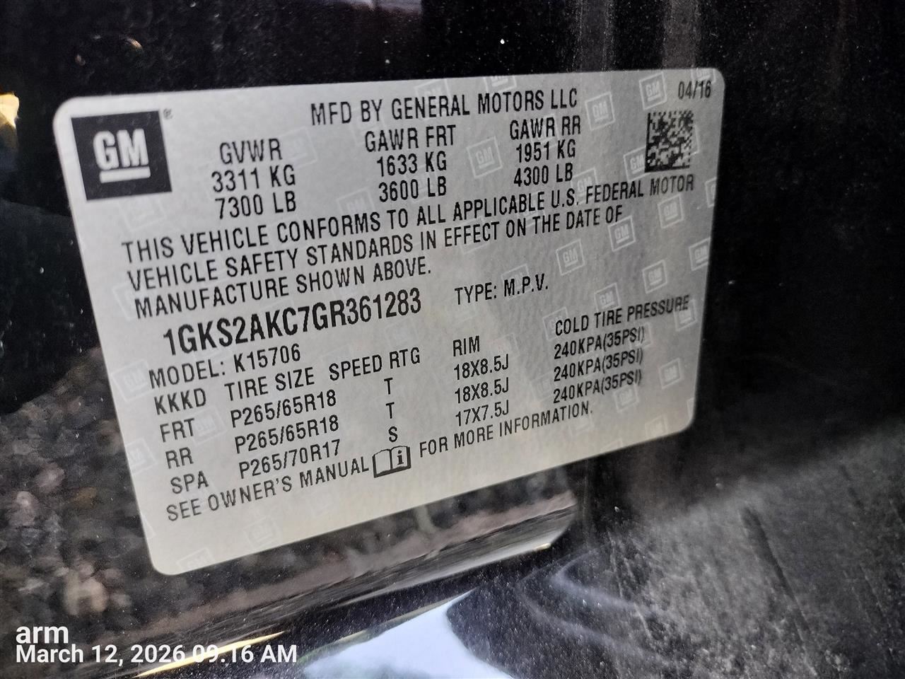 Benzeen 2016 Dash Wire Harness 10534330 - Image 1