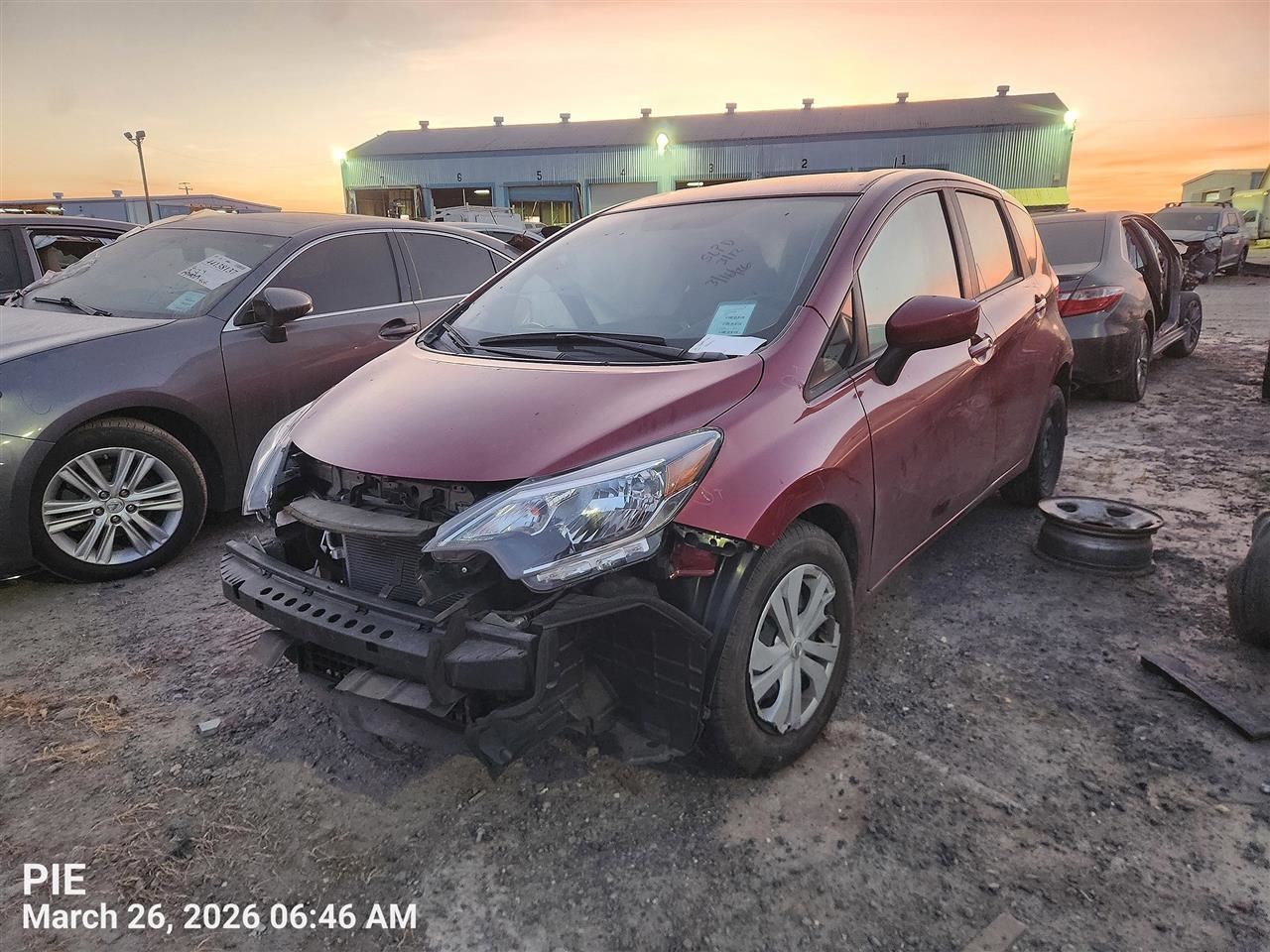 RIGHT BLK REAR HEADREST OEM 2019 NISSAN VERSA 864303VM1A - Image 2