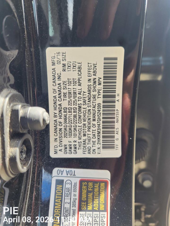 DASH WIRE HARNESS OEM 2016 HONDA CR-V 32117T1XA50 - Image 5