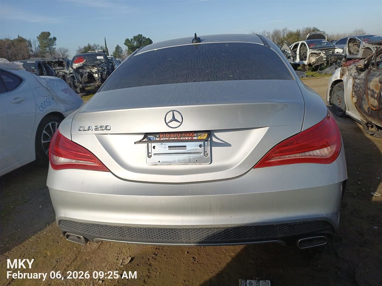 BLK REAR HEADREST OEM 2016 MERCEDES-BENZ CLA250 176-970-16-50-65-9D88 - Image 2