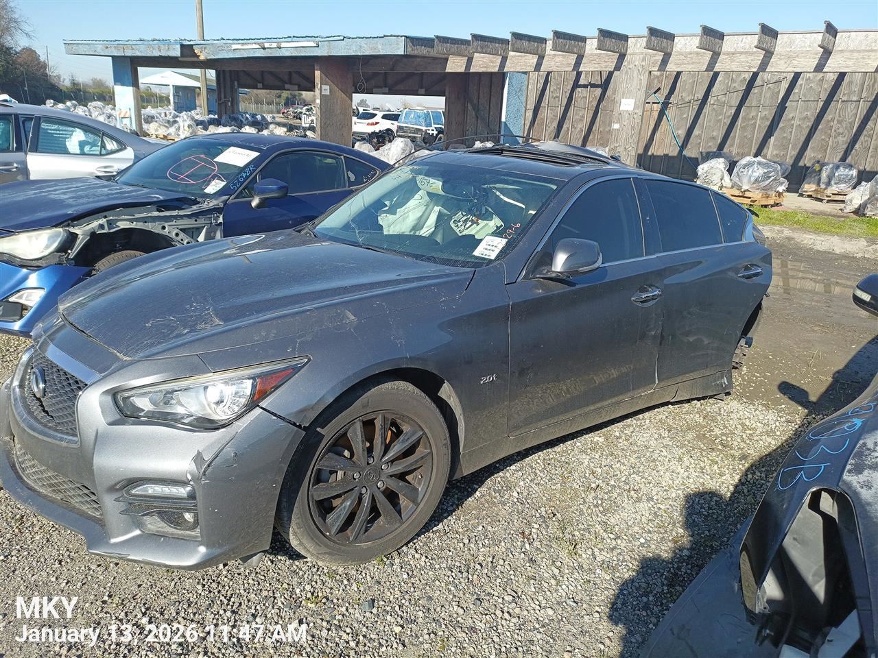 RIGHT FRONT WIPER ARM OEM 2018 INFINITI Q50 288864GF0A - Image 5