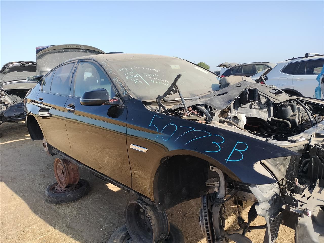 BLK DECKLID TAILGATE OEM 14-16 BMW 550I - Image 3