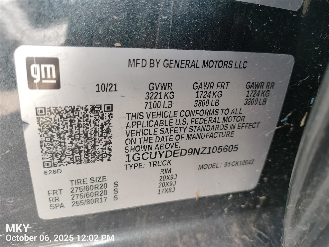 Benzeen AC EVAPORATOR HOUSI 84843544 2022 CHEVROLET SILVRDO15 - Image 1