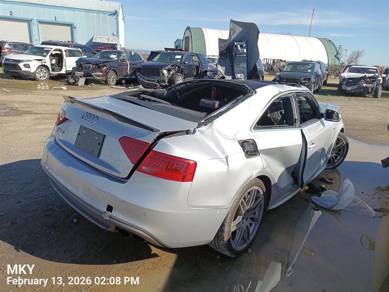 RIGHT FRONT WIPER ARM OEM 2008 S5 AUDI 8T1-955-408-B-1P9 - Image 3