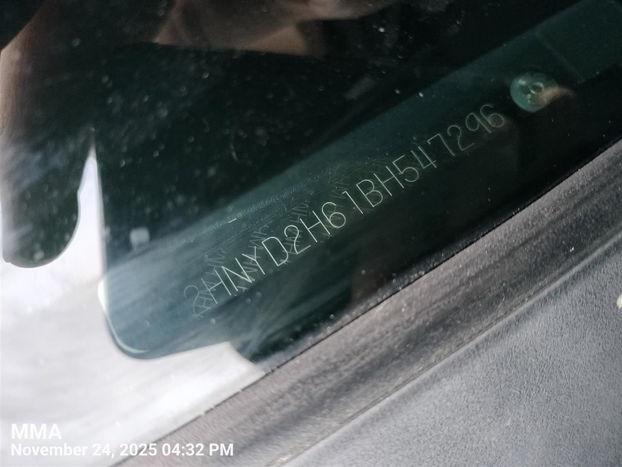 REAR WIPER ARM OEM 2009 ACURA MDX 76720STXA01 - Image 1