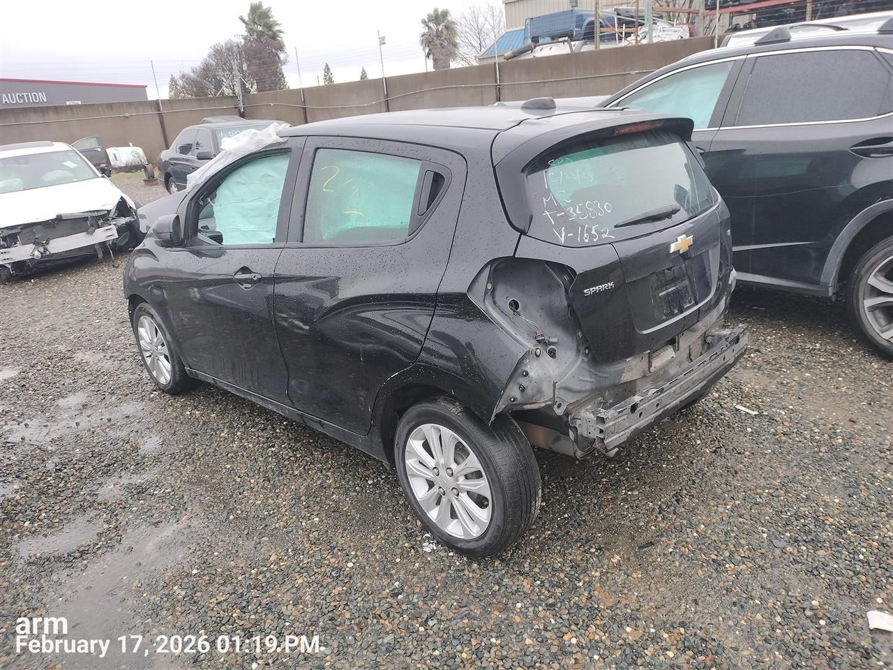 LEFT BLK FRONT HEADREST OEM 2017 CHEVROLET SPARK 42768094 - Image 4
