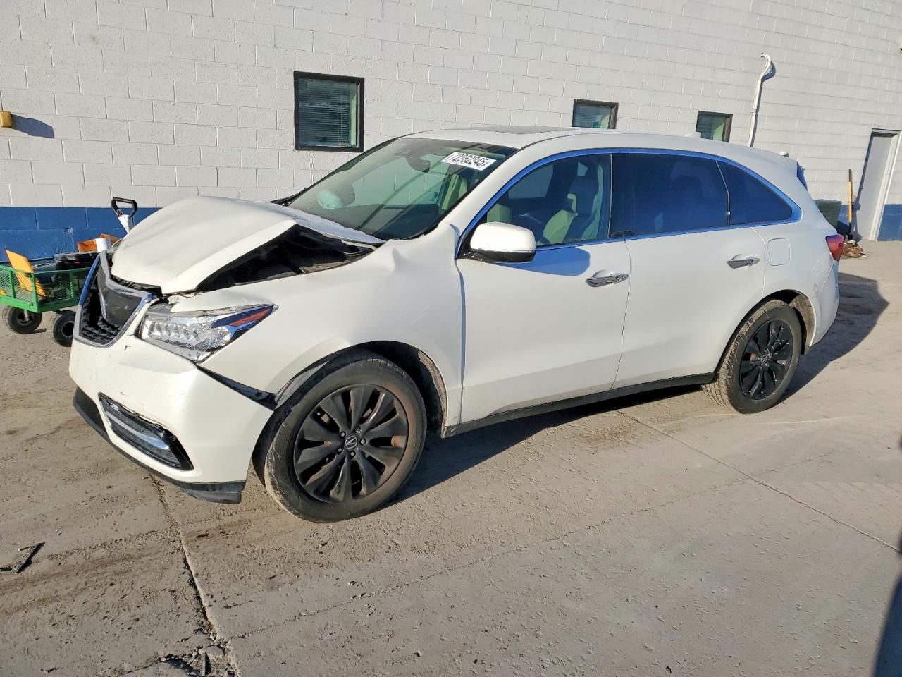 LEFT TAN HEADREST OEM 2015 ACURA MDX 82140TZ5A01ZA - Image 1