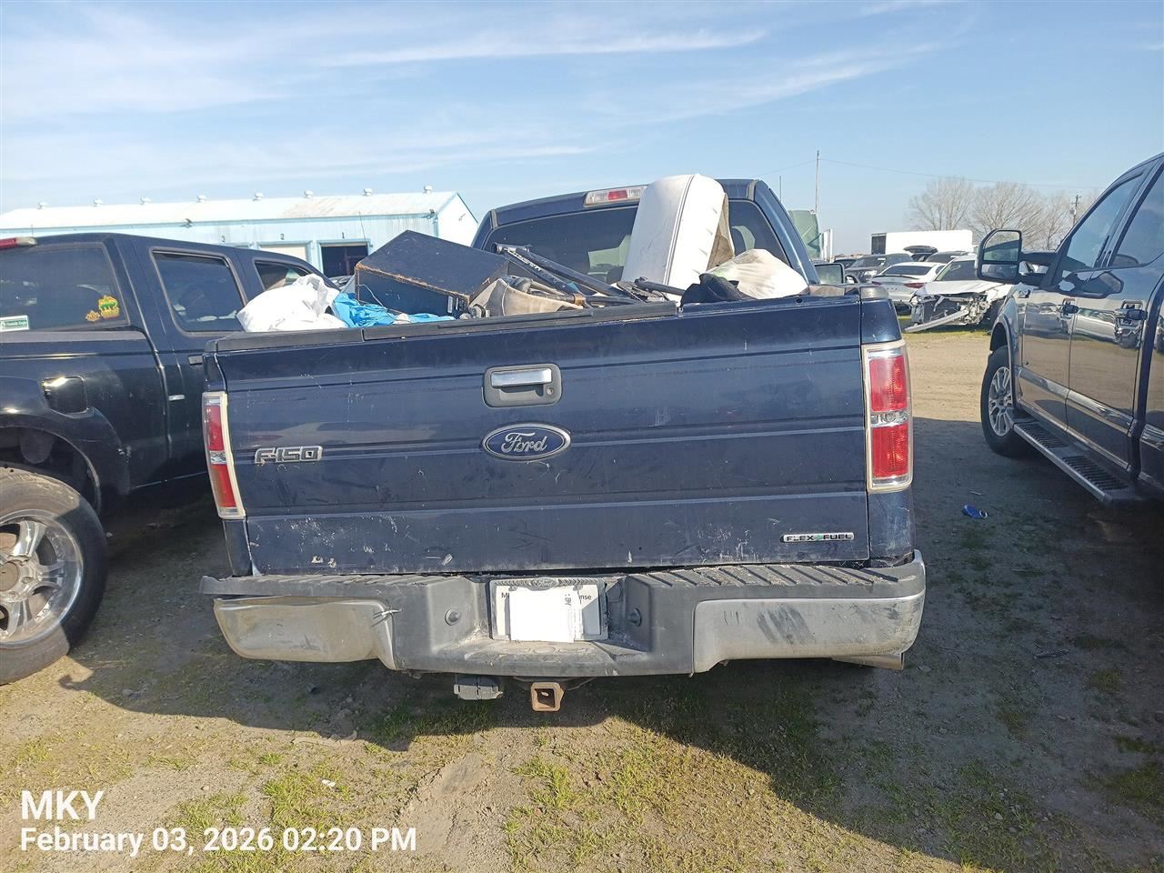 RIGHT GRY FRONT HEADREST OEM 2012 FORD F150 CU5Z25611A08A - Image 2