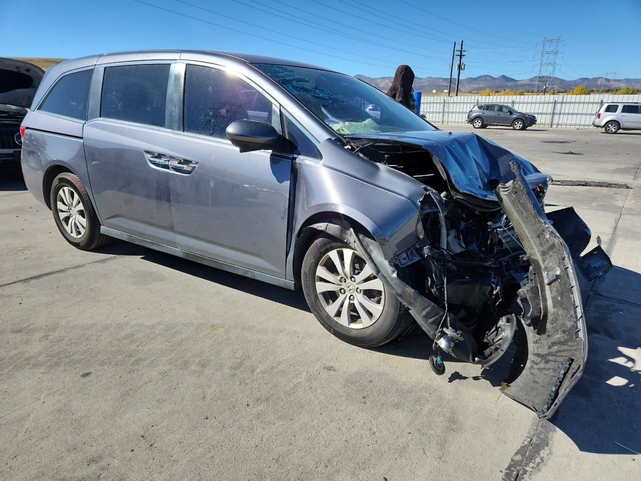 LEFT GRY THIRD SEAT SW/VAN OEM 2016 HONDA ODYSSEY - Image 4