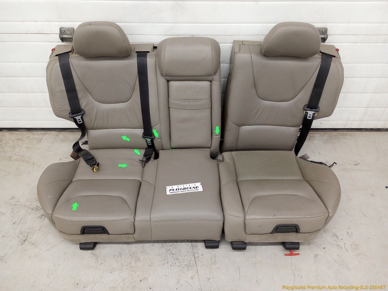 Volvo XC70 V70 Set Of Complete Rear Leather Seat Fits 2001-2007 01