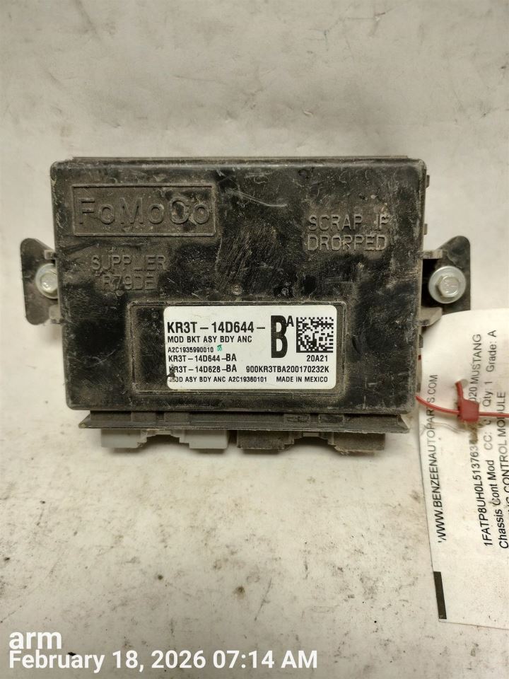 CHASIS CONTROL MODULE OEM 2023 FORD MUSTANG 1YR WRNTY - Image 4
