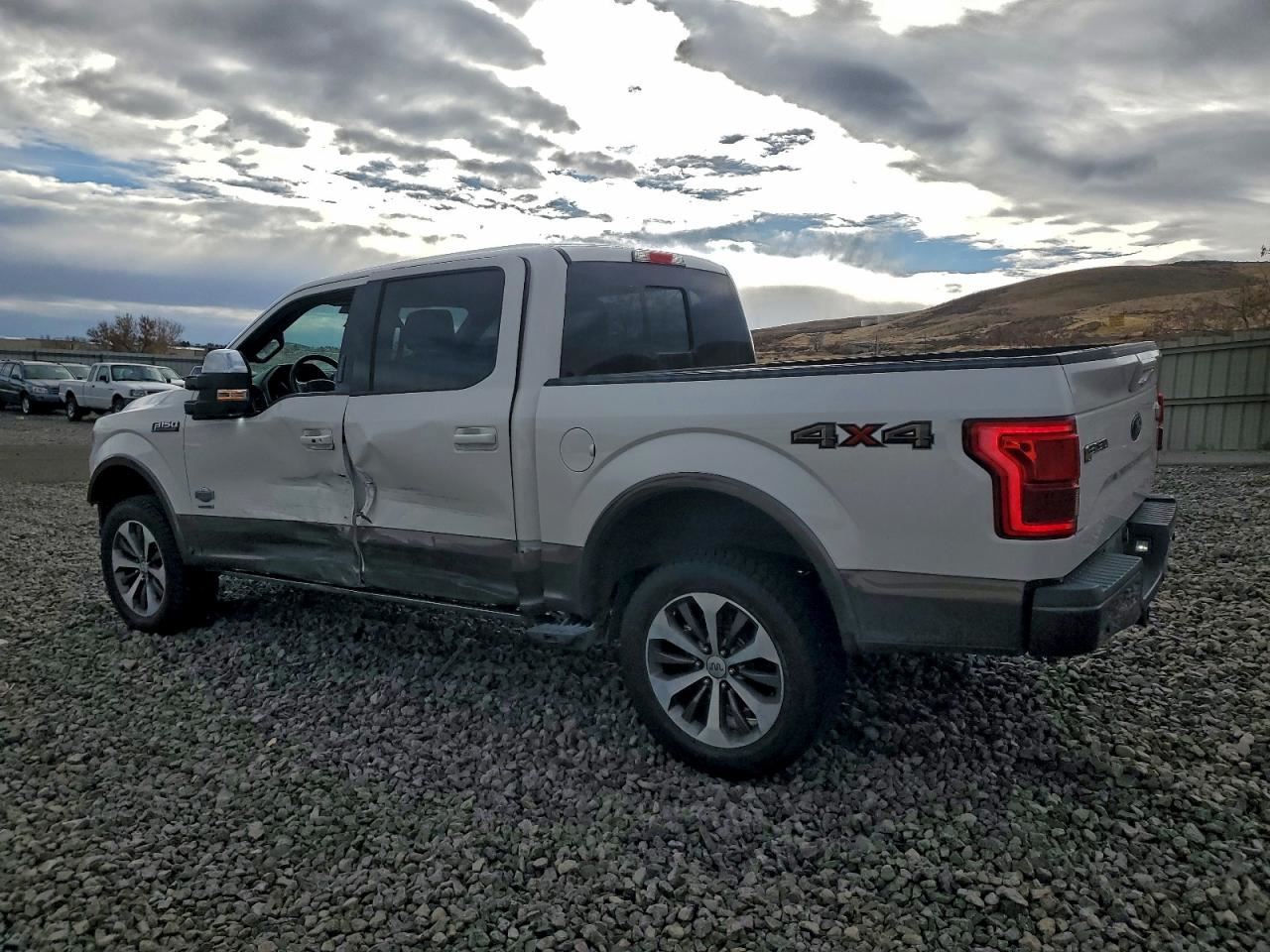 LEFT BWN REAR HEADREST OEM 2016 FORD F150 FU5Z78611A09AB - Image 2