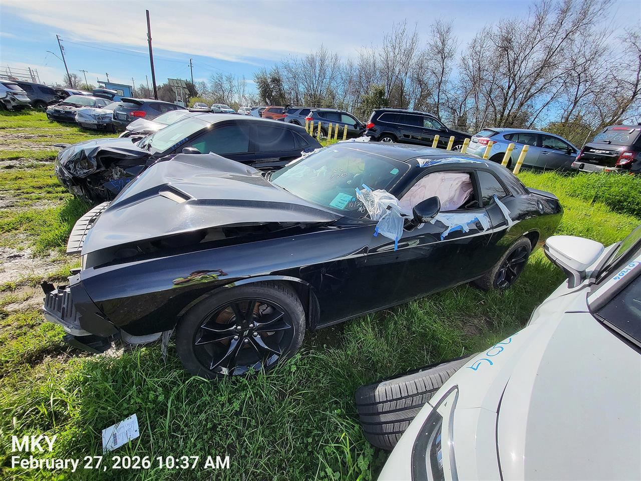 RIGHT BLK FRONT HEADREST OEM 2021 DODGE CHALLENGE 5XH61LA3AA - Image 5