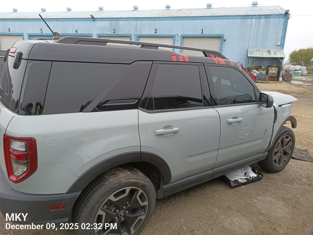 RIGHT BWN REAR HEADREST OEM 2021 FORD BRONCOSPT - Image 2