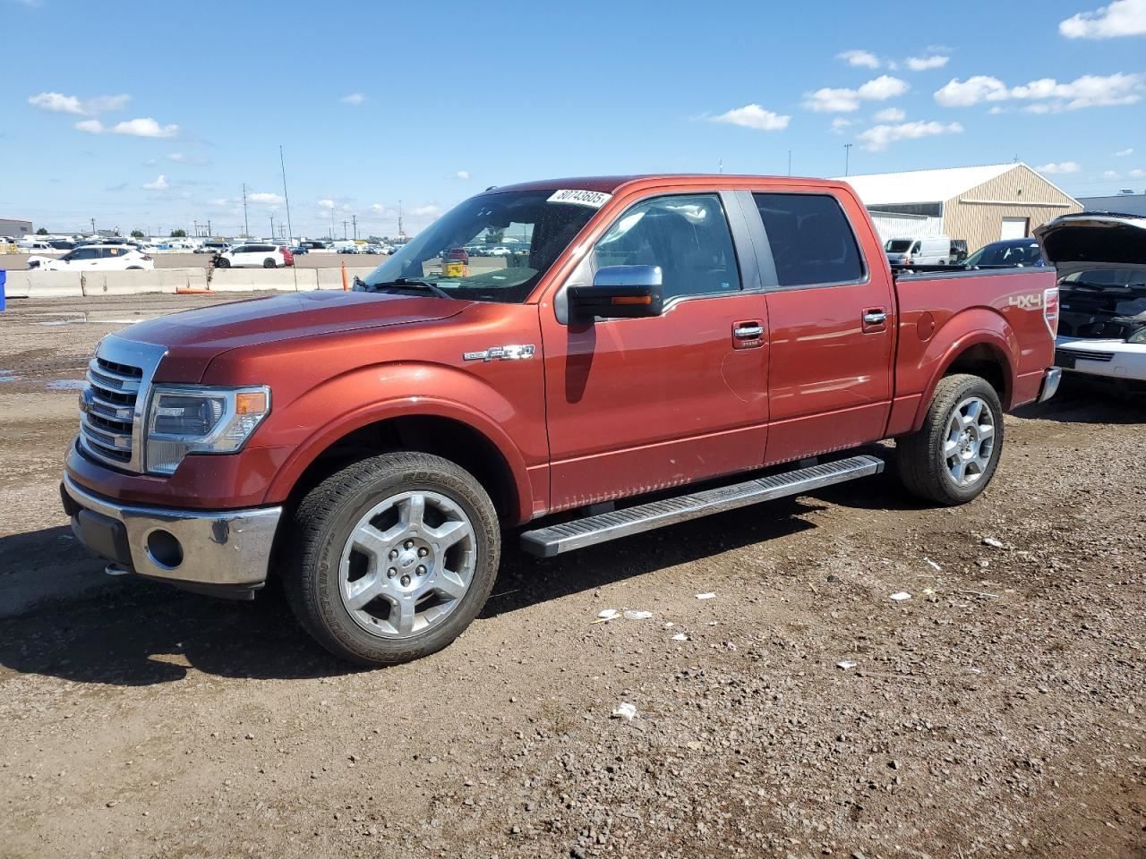 LEFT TAN REAR HEADREST OEM 2014 FORD F150 - Image 2