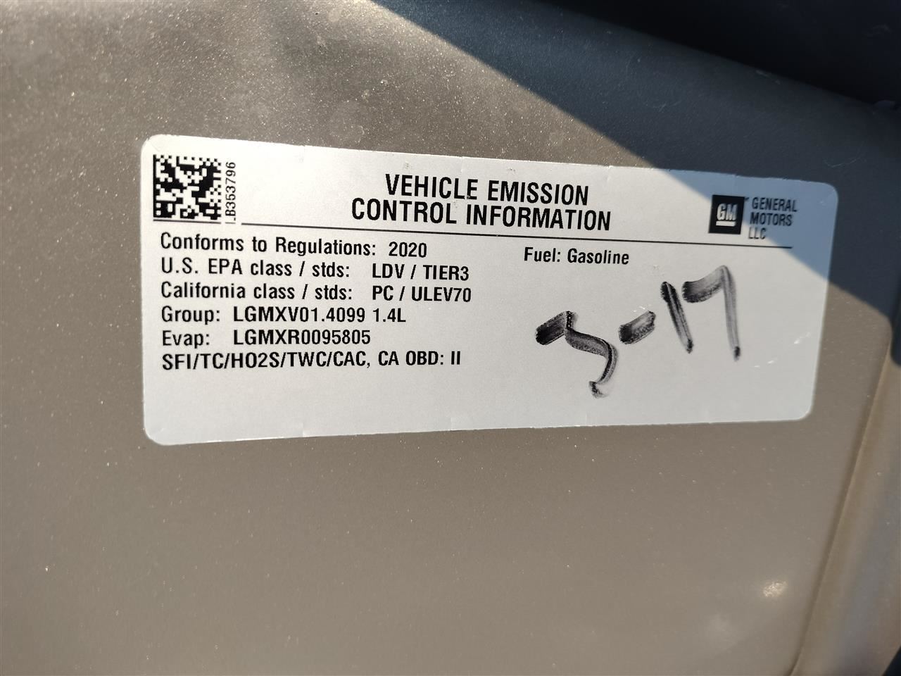 DASH WIRE HARNESS OEM 2020 CHEVROLET TRAX 42711351 - Image 5
