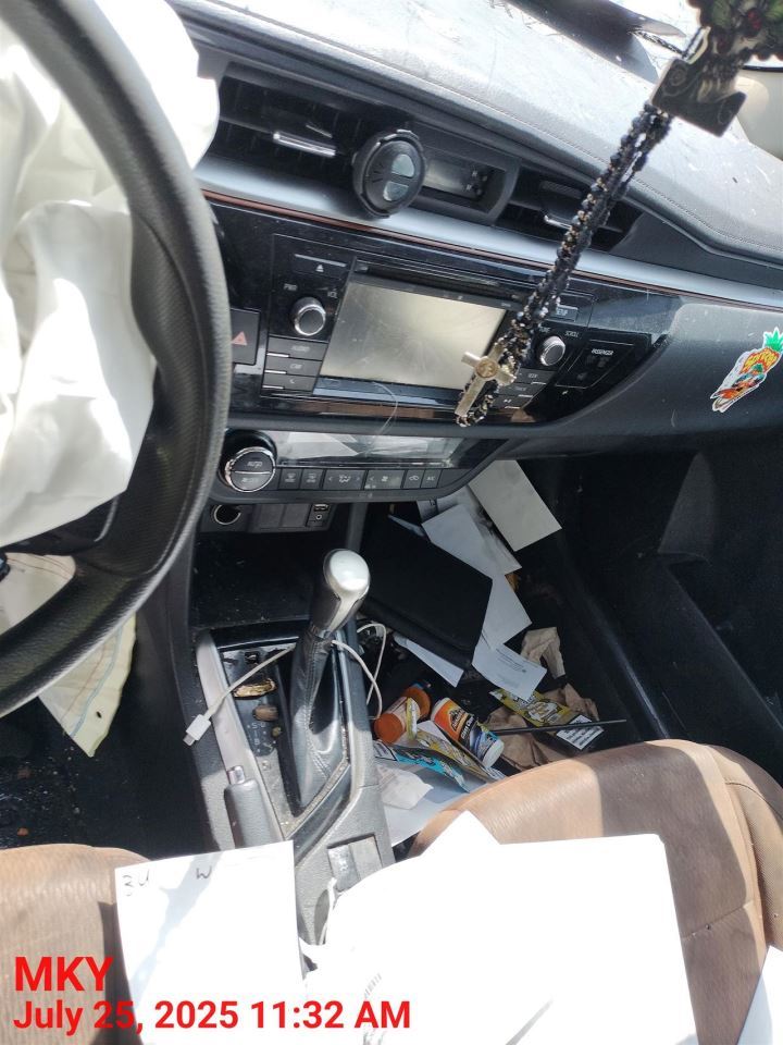 RIGHT BWN FRONT HEADREST OEM 2014 TOYOTA COROLLA - Image 3