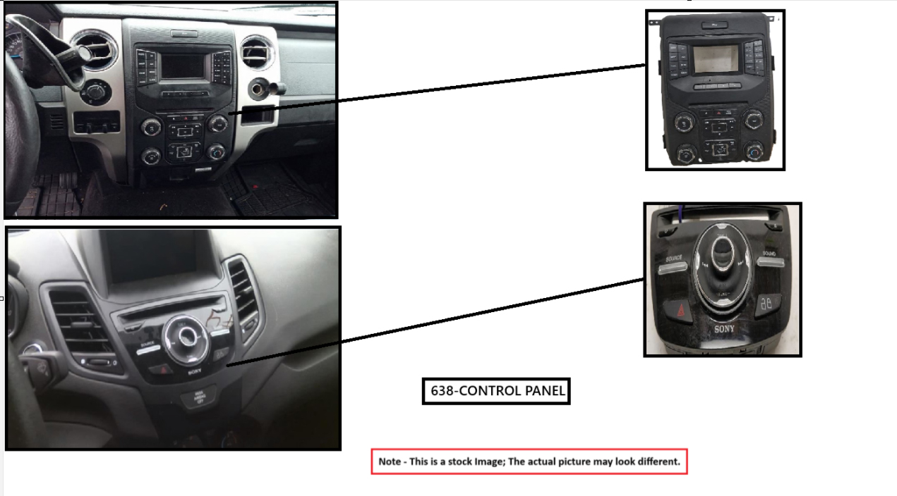 Audio Equipment Radio Control Console Mounted Fits 17-19 AUDI Q7 12292912 - Image 1