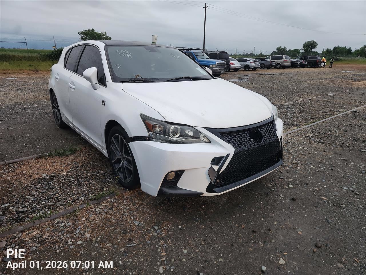 RIGHT WHT ROCKER PANEL MOULDING OEM 2016 LEXUS CT200H 7585076010A1 - Image 1