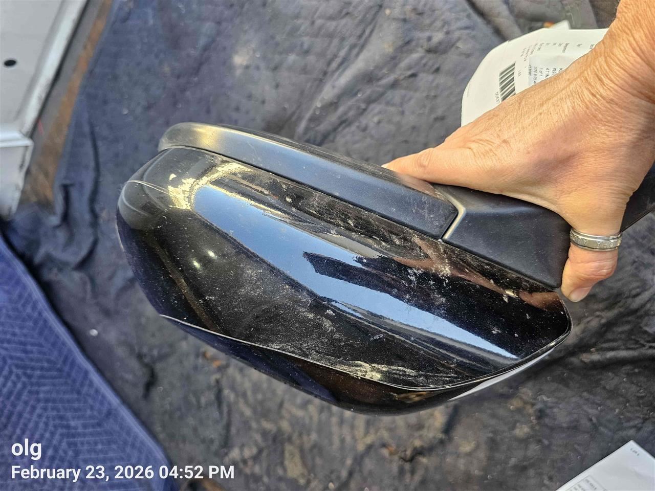 LEFT BLK SIDE VIEW MIRROR OEM 18-25 TOYOTA CAMRY 1YR WRNTY - Image 4