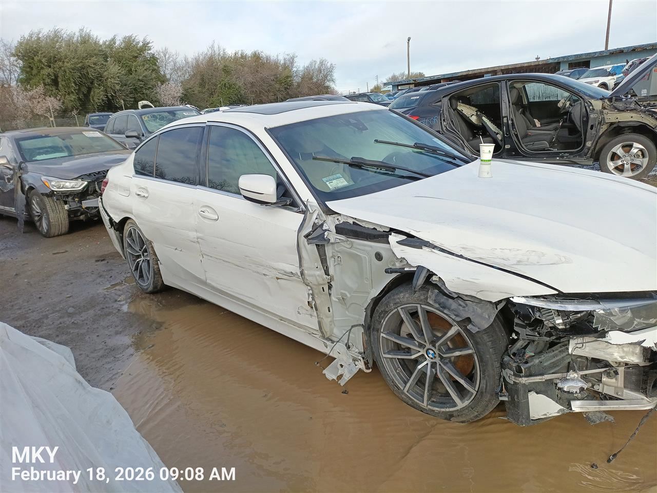 WHT DECKLID TAILGATE OEM 19-21 BMW 330I - Image 2