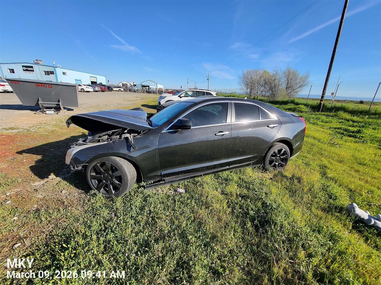LEFT BLK FRONT HEADREST OEM 2014 CADILLAC ATS 23224241 - Image 5