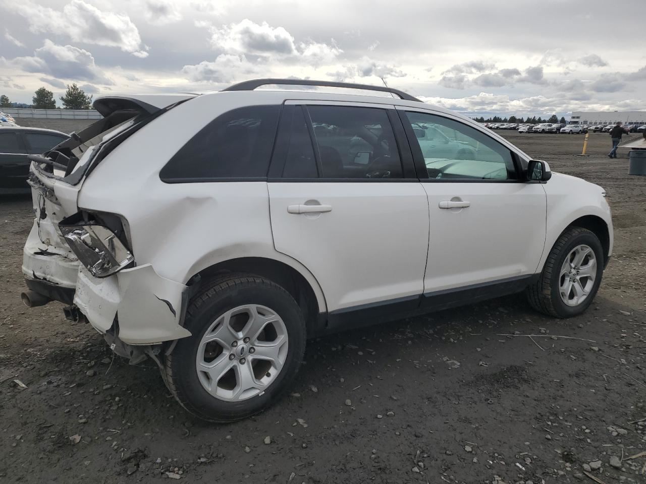 RIGHT BLK FRONT HEADREST OEM 2013 FORD EDGE - Image 4