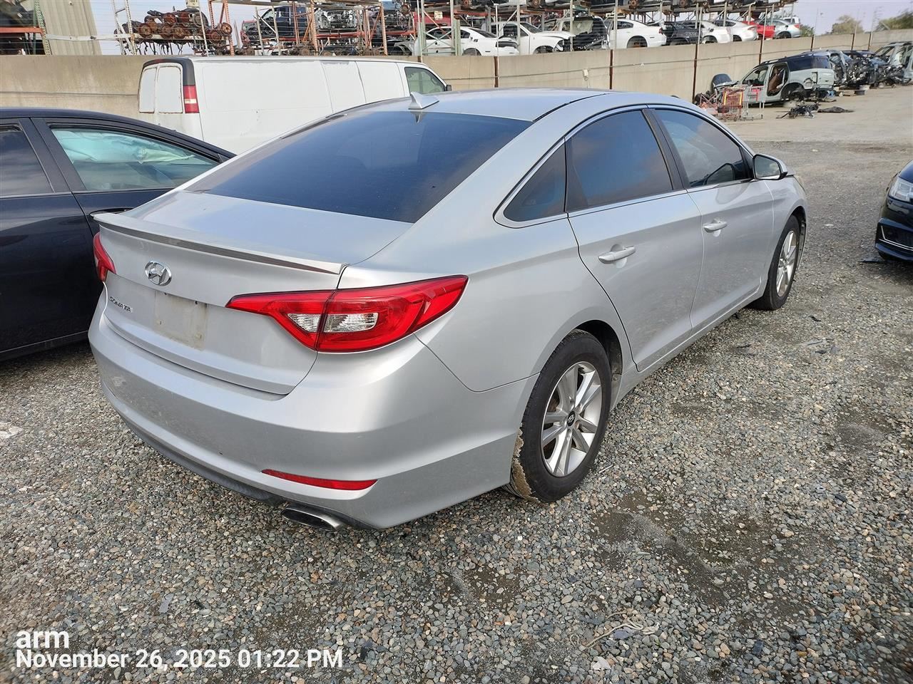 LEFT GRY FRONT HEADREST OEM 2015 HYUNDAI SONATA - Image 5