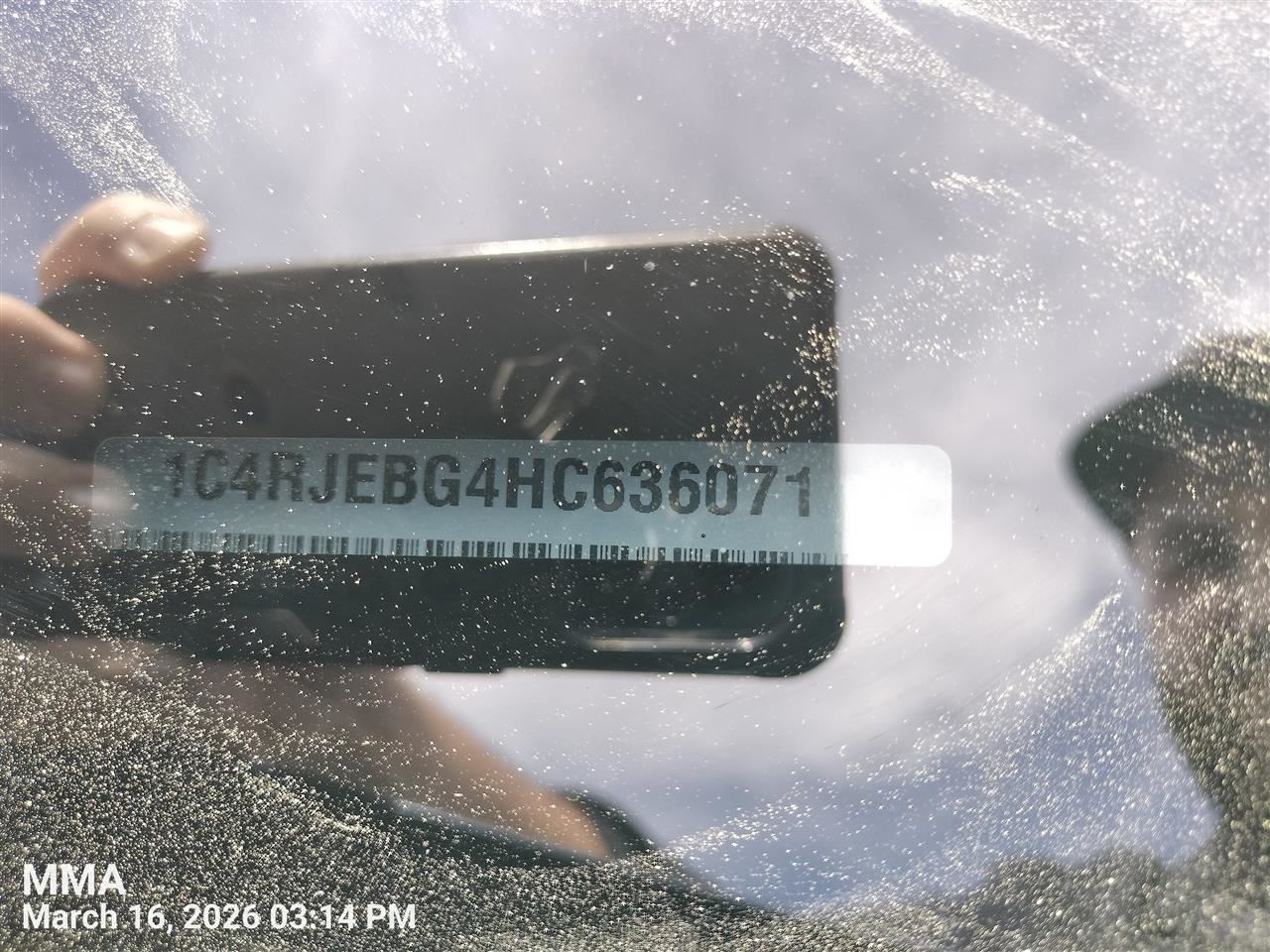 RIGHT BLK FRONT HEADREST OEM 2017 JEEP GRANDCHER 5PP26DX9AA - Image 2