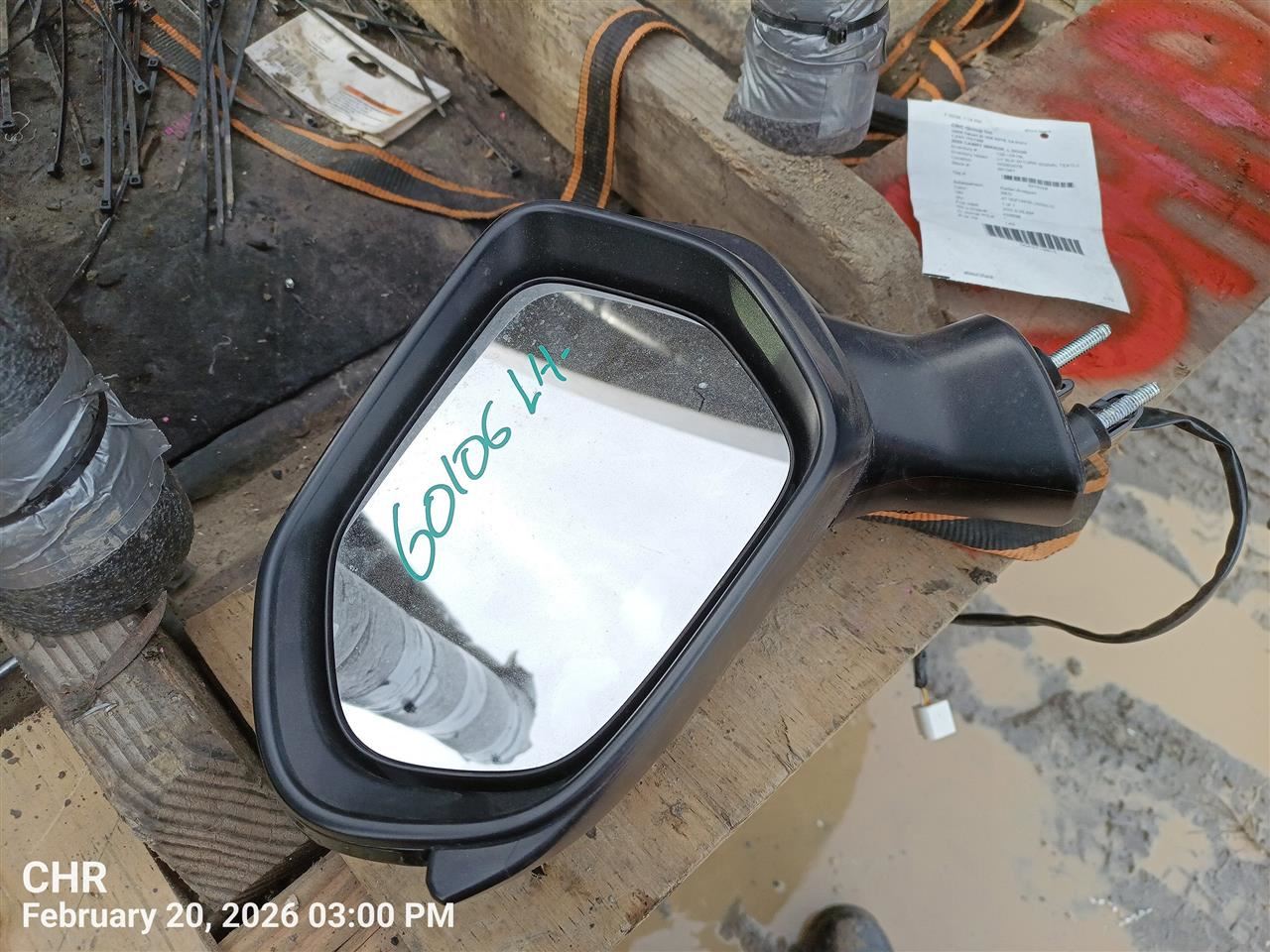 LEFT BLK SIDE VIEW MIRROR OEM 18-25 TOYOTA CAMRY 1YR WRNTY - Image 3