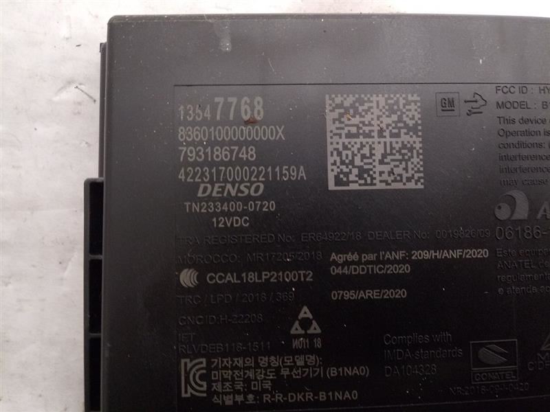 BCM Body Control Module 13547768 For 21-23 Silverado 1500