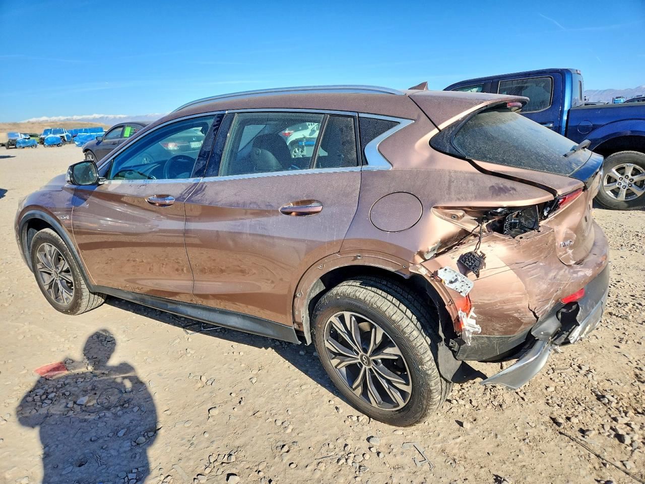 BLK REAR HEADREST OEM 2017 INFINITI QX30 864605DB1A - Image 3