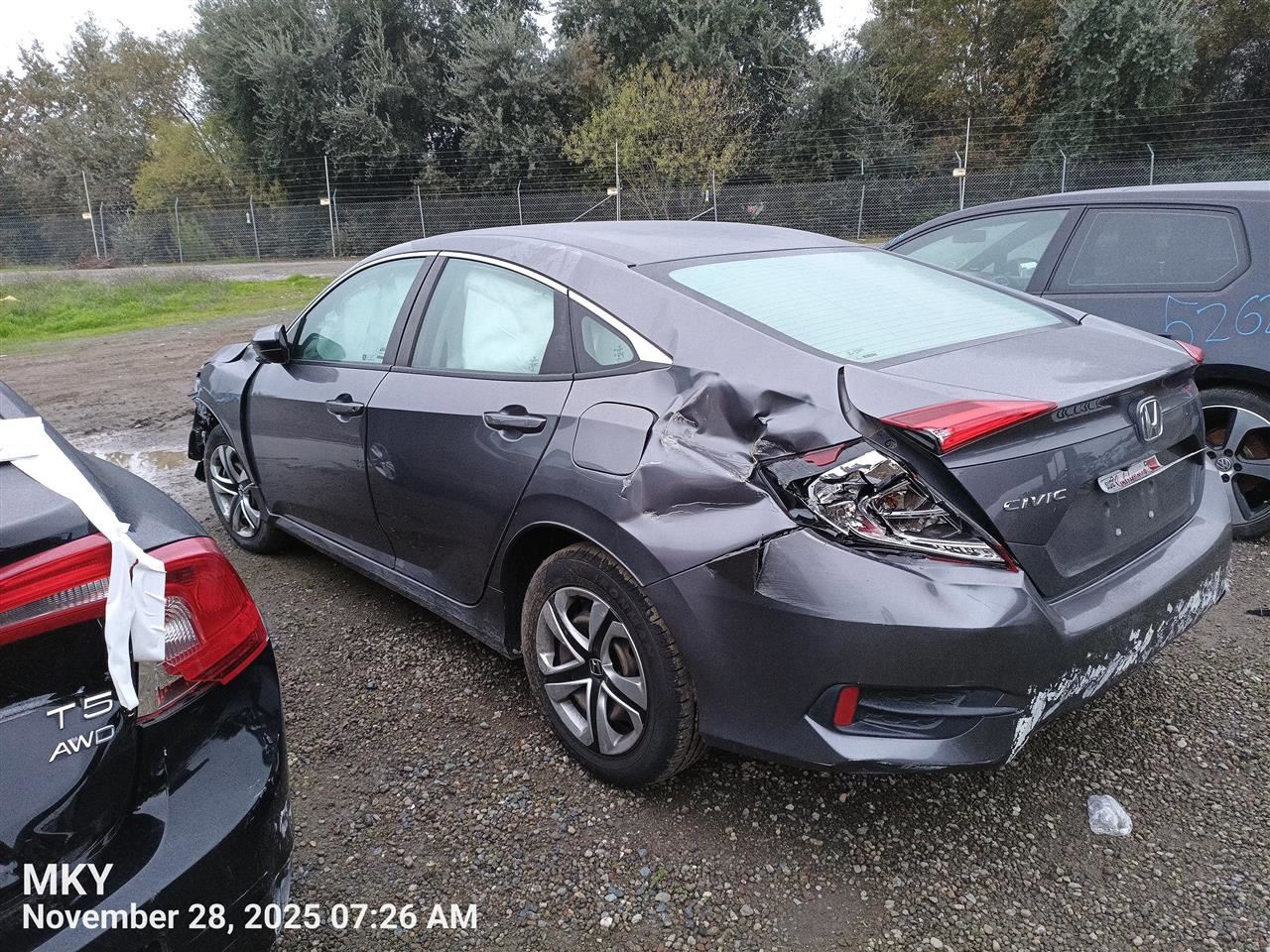 LEFT REAR LOWER CONTROL ARM OEM 16-21 HONDA CIVIC 52370TBAA00 - Image 1