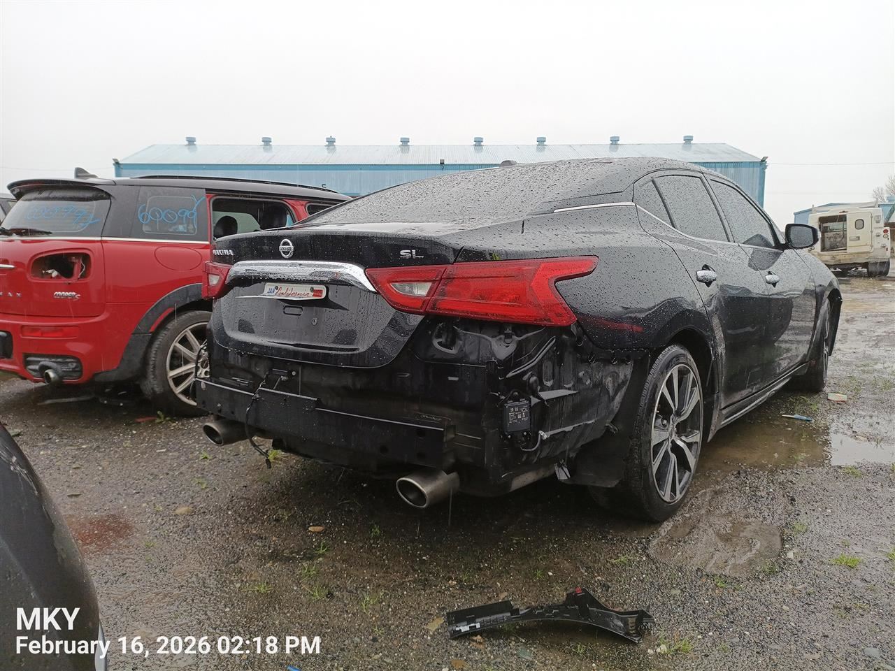 LEFT BLK FRONT HEADREST OEM 2017 NISSAN MAXIMA 864004RB0A - Image 3