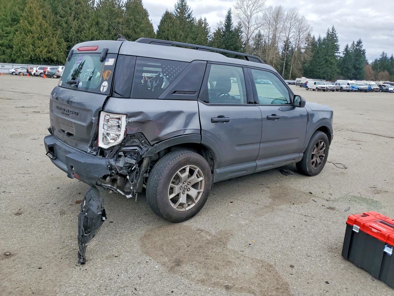 LEFT BLK REAR HEADREST OEM 2023 FORD BRONCOSPT M1PZ78611A08LA - Image 3