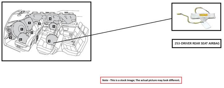 Benzeen DRIVER SEAT AIR BAG ONLY OEM 13-15 LEXUS RX350 739400E020 - Image 1