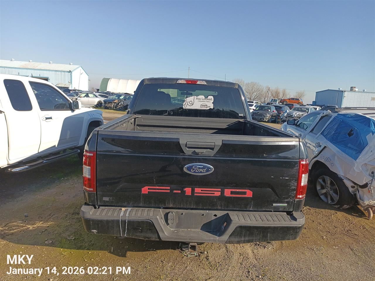 RIGHT BLK REAR HEADREST OEM 2017 FORD F150 FU5Z78611A08AC - Image 4