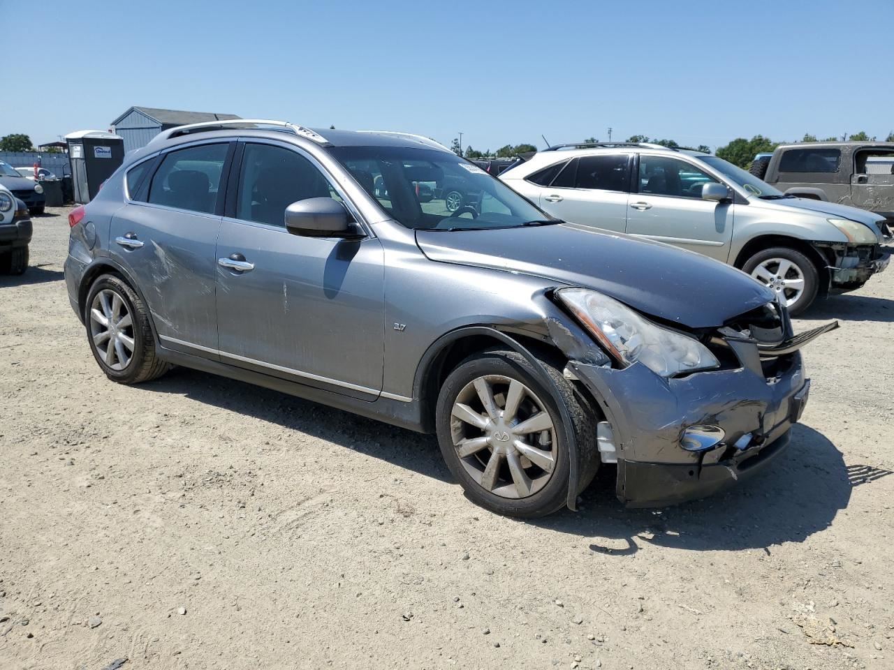 LEFT BLK REAR HEADREST OEM 2014 INFINITI QX50 - Image 5