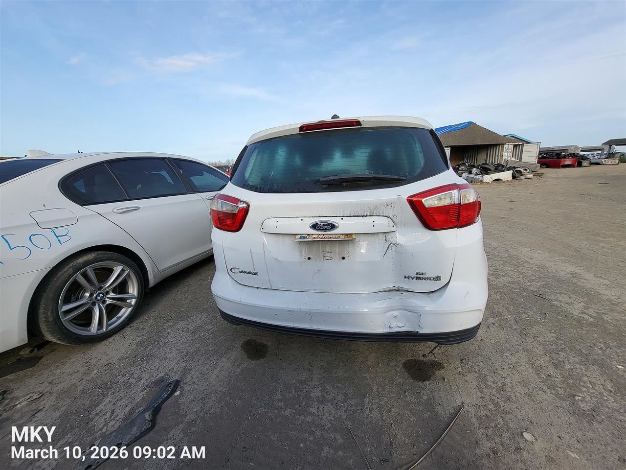 LEFT GRY FRONT HEADREST OEM 2016 FORD C-MAX FJ5Z78611A08BJ - Image 4