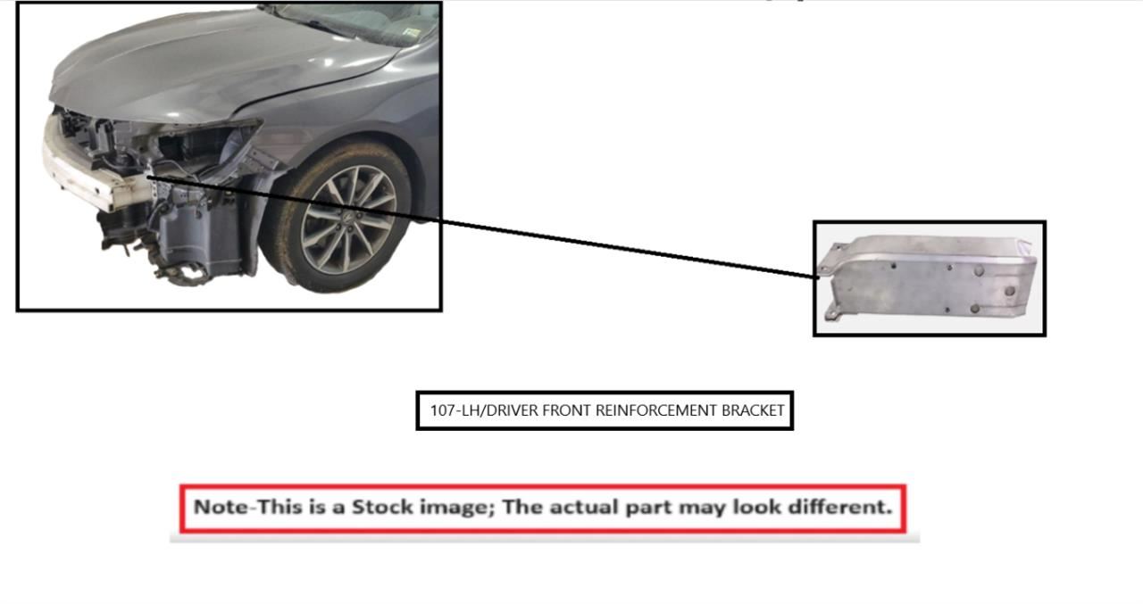 DRIVER FRONT REINFORCEMENT BRACKET ONLY OEM 2006 TOYOTA TACOMA 52026-04010 - Image 1