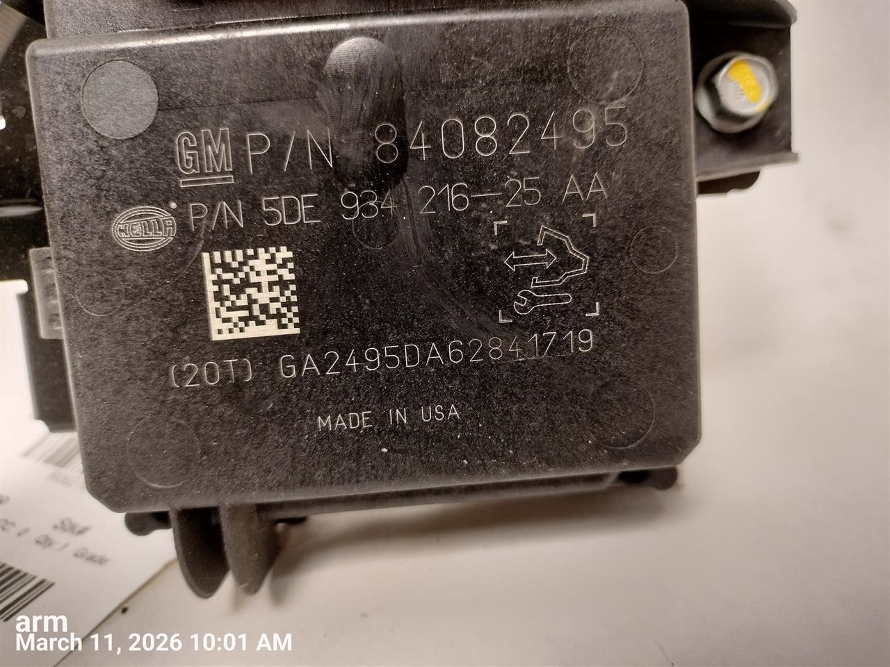 Chassis ECM Suspension Left Frame Rail Fits 17-24 EXPRESS 2500 VAN 9276799 - Image 2