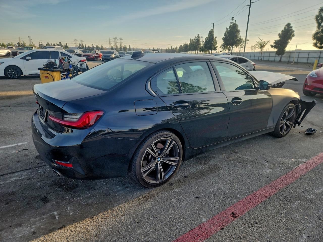 RIGHT TAN FRONT HEADREST OEM 2020 BMW 330E 52 10 7 470 250 - Image 4