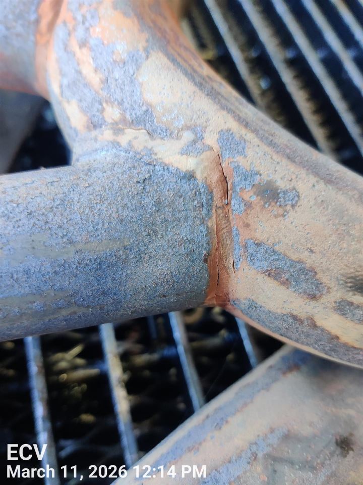 EXHAUST MANIFOLD OEM 91-99 JEEP WRANGLER 1YR WRNTY 04883385 - Image 1