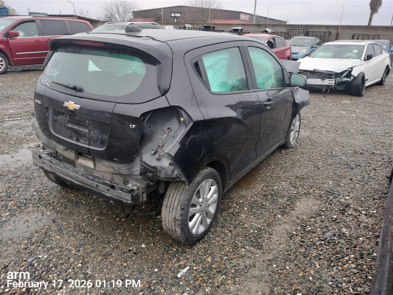 LEFT BLK FRONT HEADREST OEM 2017 CHEVROLET SPARK 42768094 - Image 5