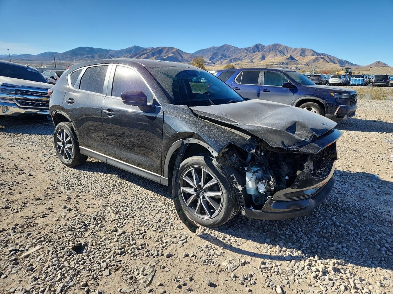 LEFT BLK FRONT HEADREST OEM 2019 CX-5 K1578814002 - Image 5