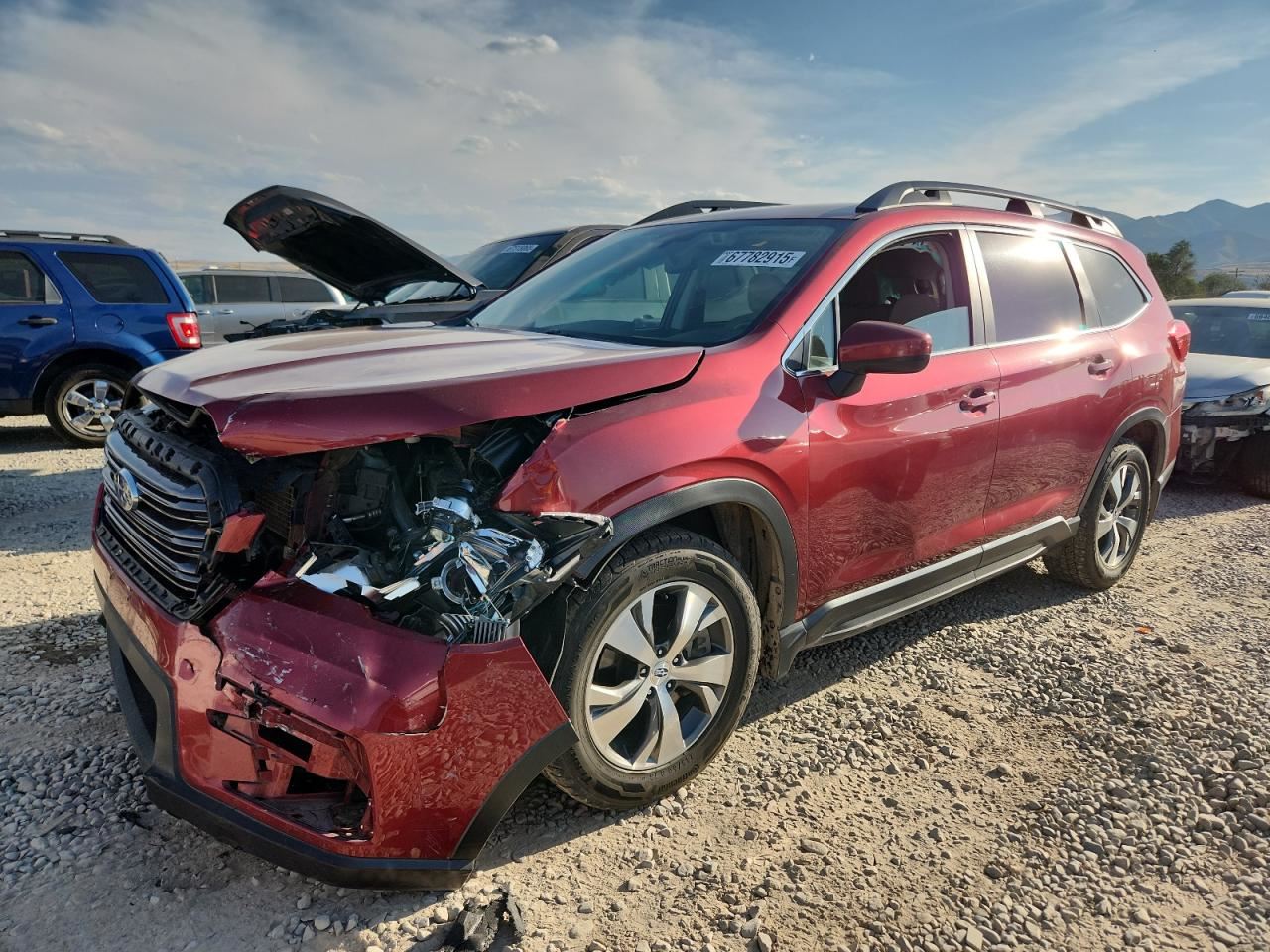 Benzeen TAN THIRD SEAT SW/VAN OEM 2019 SUBARU ASCENT - Image 1