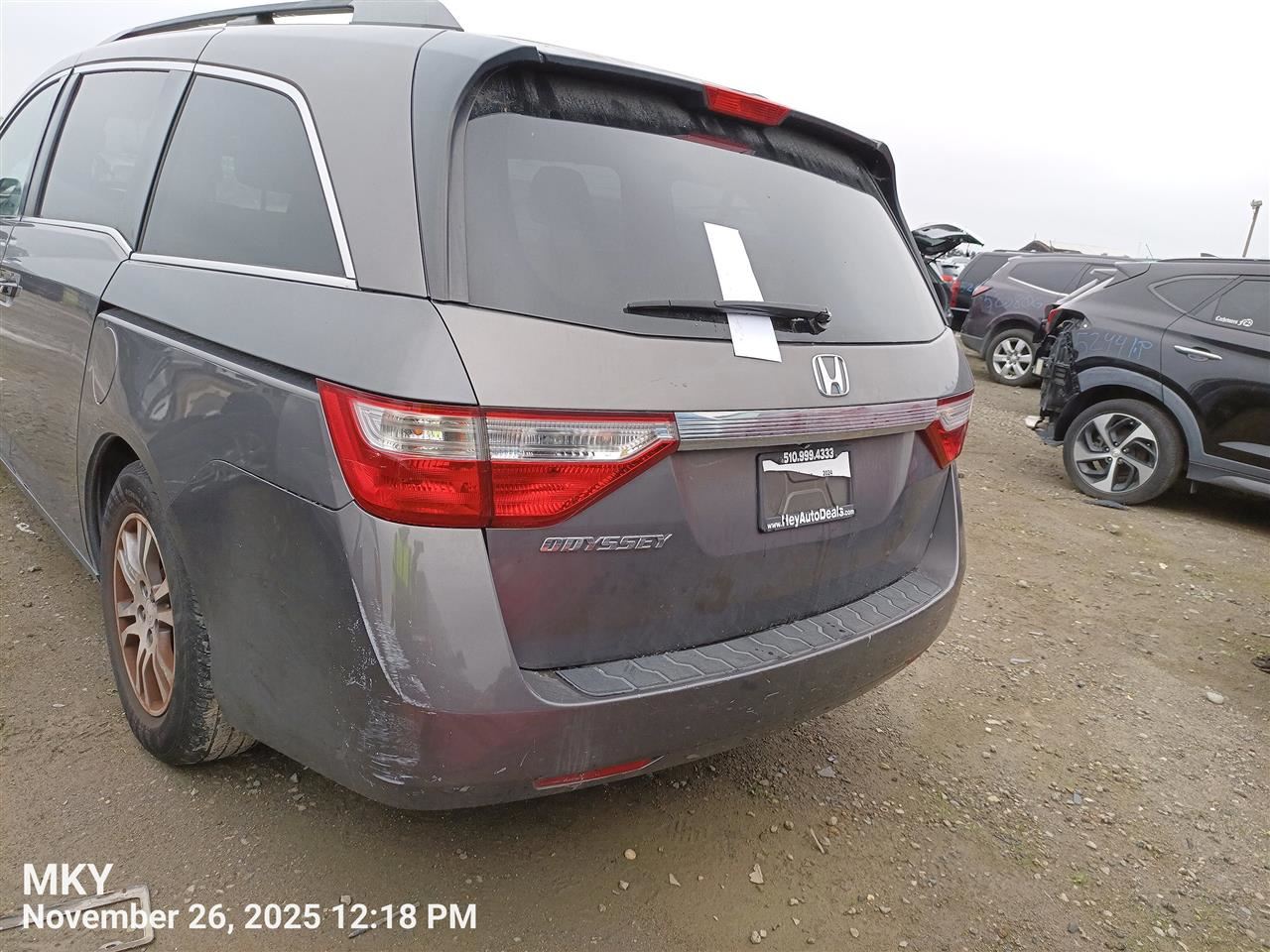 LEFT BWN HEADREST OEM 2011 HONDA ODYSSEY - Image 1