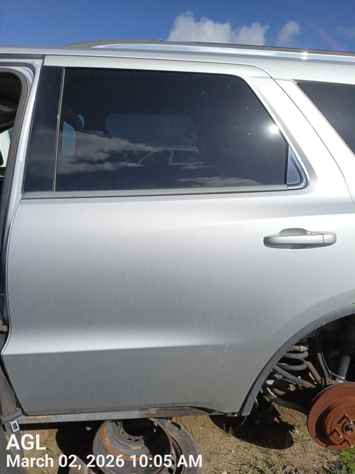 LEFT GRY REAR DOOR ASSEMBLY OEM 11-25 DODGE DURANGO - Image 1